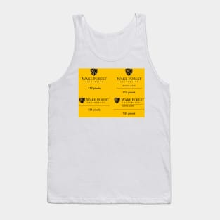 Wake Forest design for T-shirt Tank Top